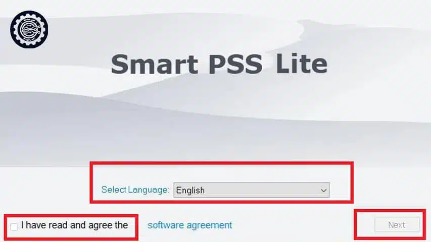 انتقال تصویر داهوا به کامپیوتر-انتخاب زبان