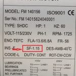 ضریب سرویس (SF) موتور AC و کاربرد آن